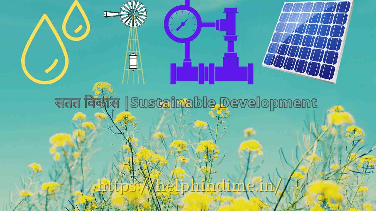 essay on sustainable development in hindi