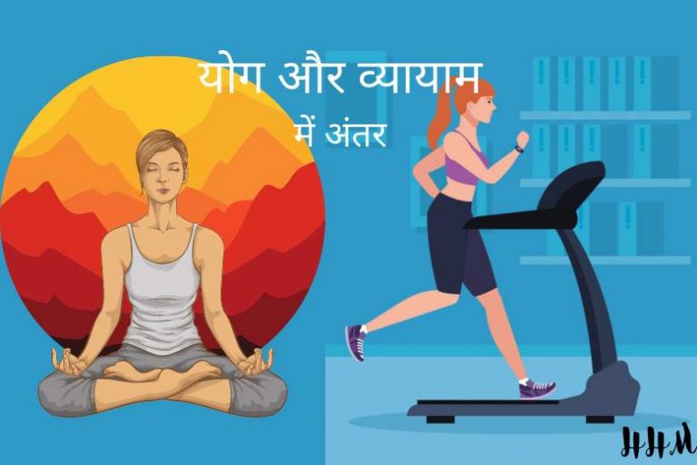 योग और व्यायाम में अंतर Help Hindi Me